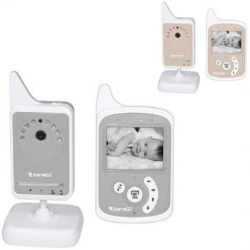 Baby Care Video-Babyphone mit Kamera und Farbdisplay, Temperaturanzeige grau