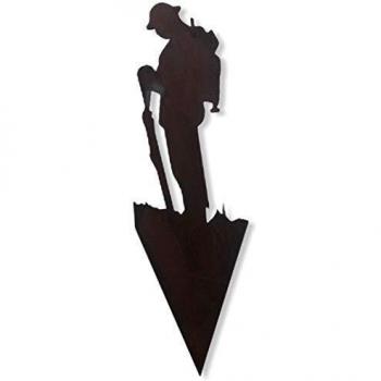 Metal Soldier Statue for Memorial Garden Decoration