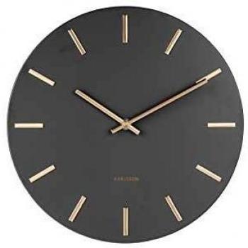 Karlsson Wanduhr Charm Grau 30 cm