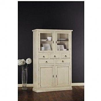 Credenza con finitura avorio anticato per mobile Estea Mobili