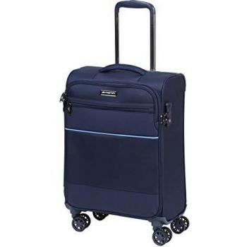 Easy 4‑Doppelrollen Koffer March – Navy, Small