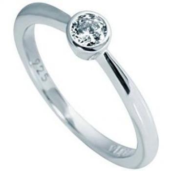 Anillo Diamonfire de Plata con Circonita 4mm