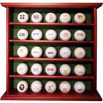 Longridge 25-Ball Wooden Golf Ball Storage Rack