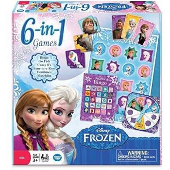 Disney Frozen Collectable 6 In 1 Kids Game