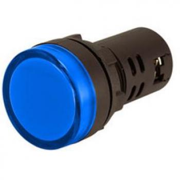 Lumière pilote LED 12V 22mm Bleu 12.760/12/az