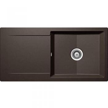 SCHOCK D‑100L Inca Spülküche 100 × 50 cm – CRISTALITE Granit, ab 60 cm Unterschrankbreite