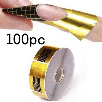 100pcs Nail Forms for Acrylic and Gel Nail Extensions