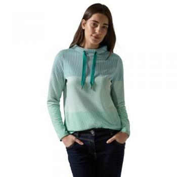 Cecilia Femme T‑shirt Rayon Colorbloc Vert