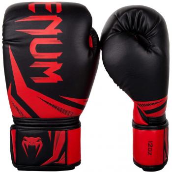 Venum Challenger 3.0 Boxhandschuhe, Black/Red, 14 Oz