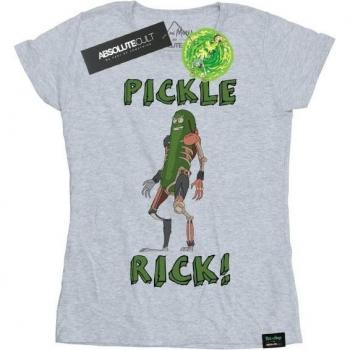 Pickle Rick Katoen T-Shirt – Vrouwelijk Model