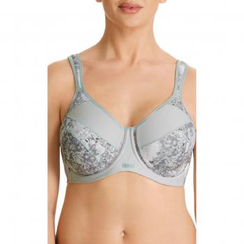 Underwire Immersive Sports Bra – Full Support, Grey & Blue (Berlei UK)