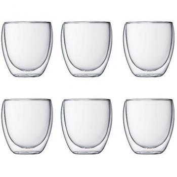 BODUM Pavina 25 cl bicchieri a doppia parete (set da 6)