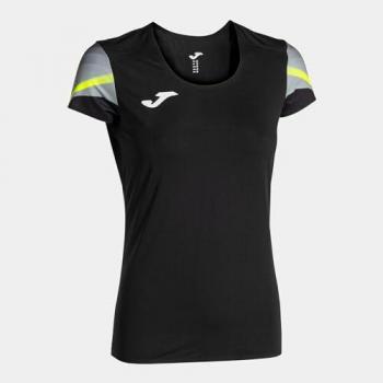 Elite Youth Xi Tee – Black with Fluor Yellow Accent