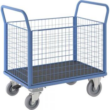 Eurokraft Pro Carrello 4 Sponde con Griglia Superiore