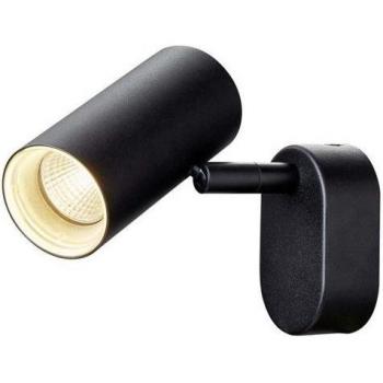 Black 13 cm Noblo SLV LED Wall Spot – 2,700 Kelvin