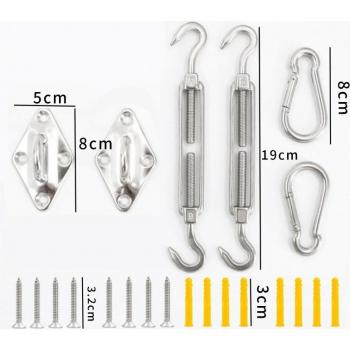 Garden Shade Sail Installation Kit