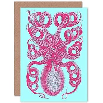 Artery8 Pink Octopus Blue Greeting Bundle