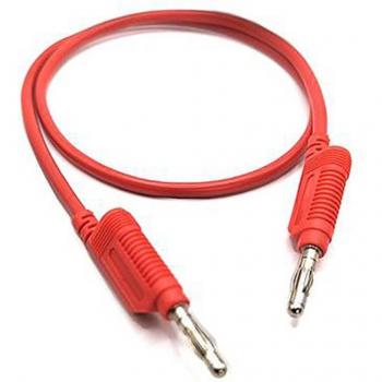 Mueller 22.170‑0.25M‑2 4 mm Jack Tester Cable (Red), 0.25 m