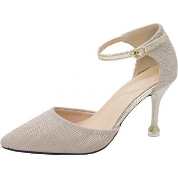Zapatillas de Verano JAYCOSIN con Tacón Alto y Detalles Puntiagudos