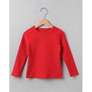 Blusa Negra O-Cuello Infantil, Con Logotipo de Oso Star, Manga Larga