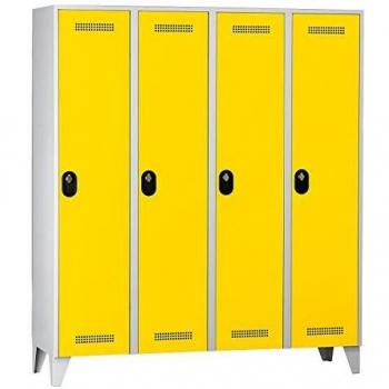 Wolf Armadietto Grigio 4 scomparti Köln