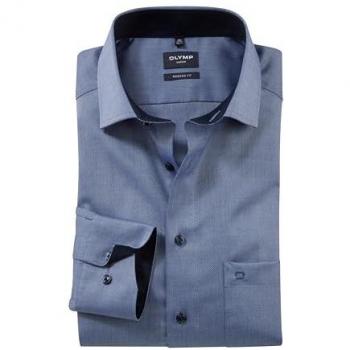 OLYMP Chemise Coupe Moderne Bleue 39