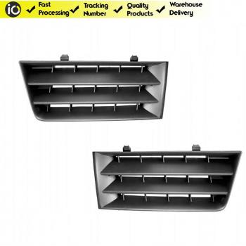 OEM 7701474478 Front Bumper Grille Set Left & Right for Renault Megane 2 2003-2006