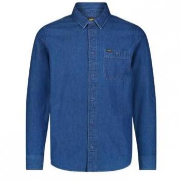Chemise Lee LEESURE SHIRT Bleu EU XL