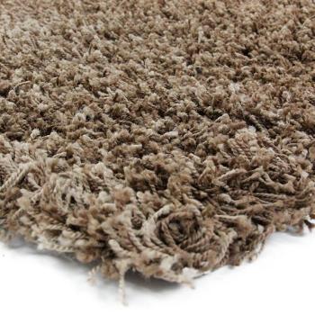 Tapis à Poils Longs Marron 160x230 cm
