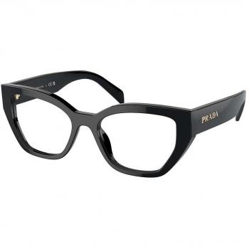 Lentes recetadas con armazones de Prada para Mujer, modelo PR A16V 16K1O1, color negro