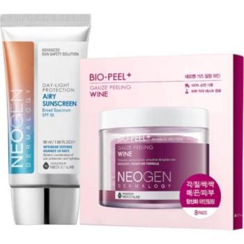 NEOGEN Bio‑Peel Gauze Rotwein Peeling – 8er-Set + Tageslicht-Schutz