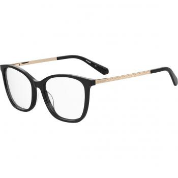 Love Moschino Women's Acetate Eyeglass Frame MOL622-807F416, 54 mm, Black