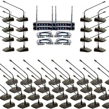 VocoPro Expandable Conference System Digital Conference 48 Extend with 48x Mic