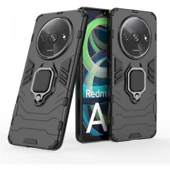 Funda Magnética Negra con Anillo para Xiaomi Redmi A3