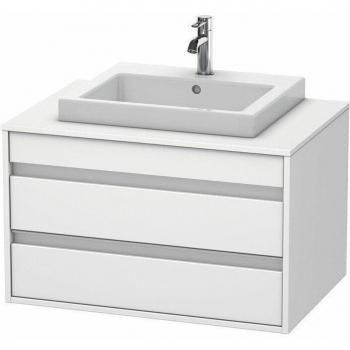 Duravit Ketho meuble suspendu 80 cm, 2 tiroirs, finition blanche