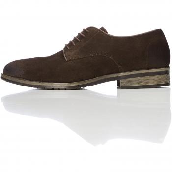 FIND Suede Derby, Scarpe Uomo, Marrone, 40 EU