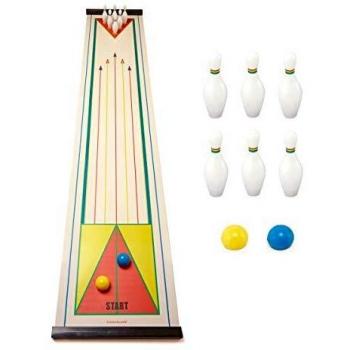 Colorful Tabletop Bowling Fun