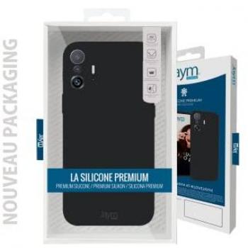 Funda Protectora de Silicona Negra para Xiaomi Redmi 12 4G/5G