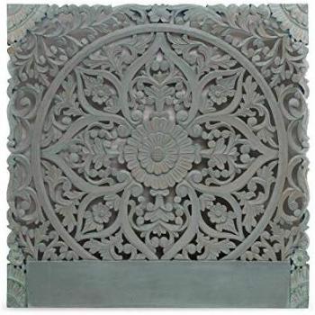 Paris Prix Tête de lit en bois Grisy 140 cm vert