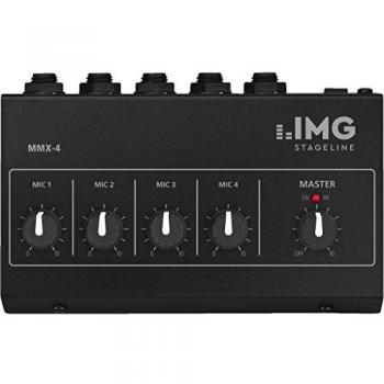 Mixer audio per microfono Monacor MMX-4