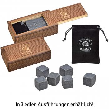 WOMA Whisky Steine Set in Holzbox