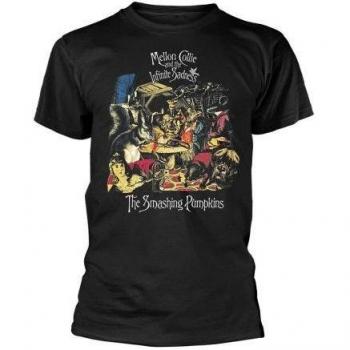 Camiseta Unisex Adulto The Smashing Pumpkins: Mellon Collie y Tristeza Infinita (S, Negro)