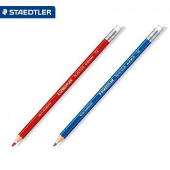 Boîte de crayons de couleur effaçables STAEDTLER rouge/bleu 12 pièces 14450