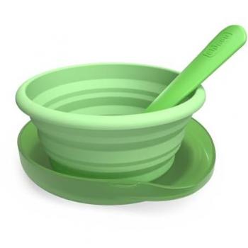 Piattino Collassabile per Neonati Chicco Silicone con Custodia