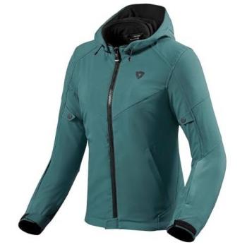 Giacca tessile moto da donna Rev'it Afterburn H2O Verde 42