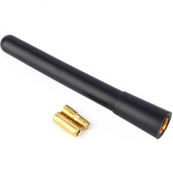 Antena de Coche Tipo Tornillo Negra