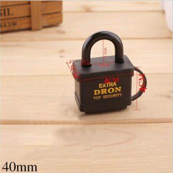 Candado de acero inoxidable con grillete largo, 3 llaves de seguridad, ideal para equipaje y puertas, tamaños 30mm/40mm/50mm