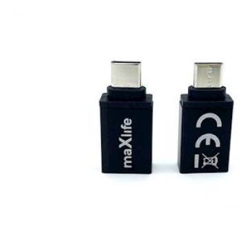 Adaptador USB-A Hembra a USB-C Macho Compacto