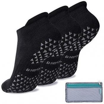Hylaea Multi-Pack Grip Socks for Pilates and Kickboxing