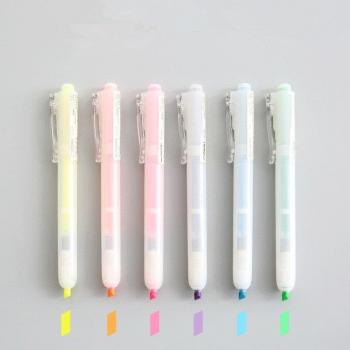 Stylo Fluoré Coup 6 pièces